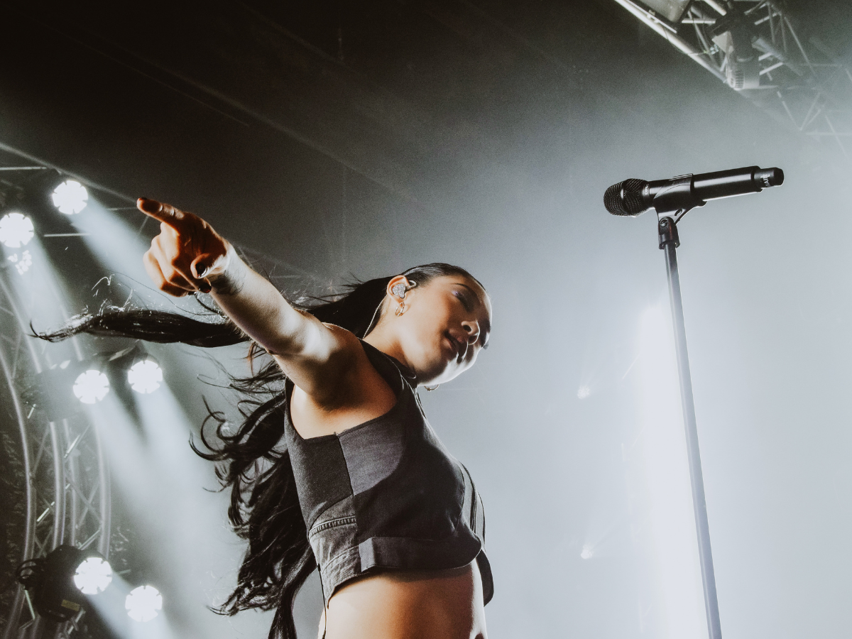 rina sawayama purple dress Rina Sawayama To Star In 'John Wick: Chapter 4' With Keanu Reeves