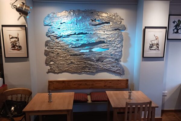 Artwork at Cwtch Coffee