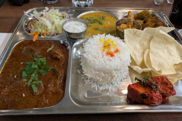 Lamb thali at Vijay Yadhav Kitchen - credit Ben Woolhead