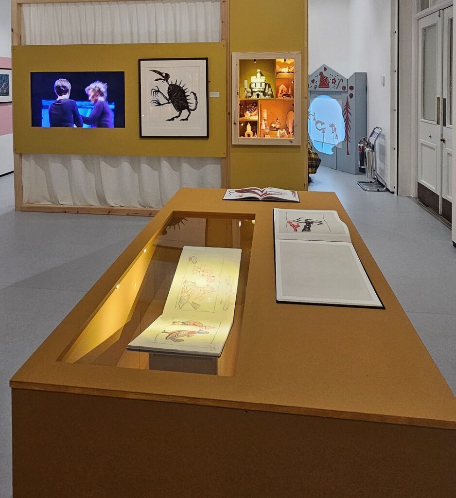 Displays at the Oriel Myrddin exhibition