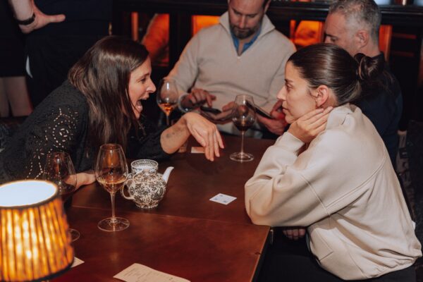 Attendees at a Love At First Sign event