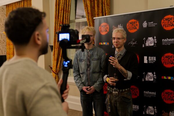The team behind amen, the winner in the British Student category - credit Sarah Williams