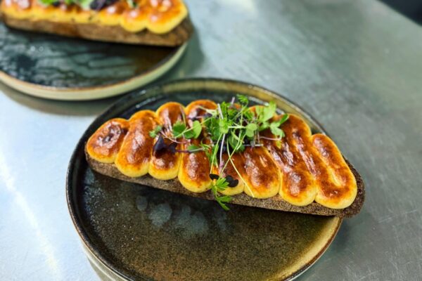Rarebit lunch special served on house sourdough - Tides, Newport, Pembrokeshire
