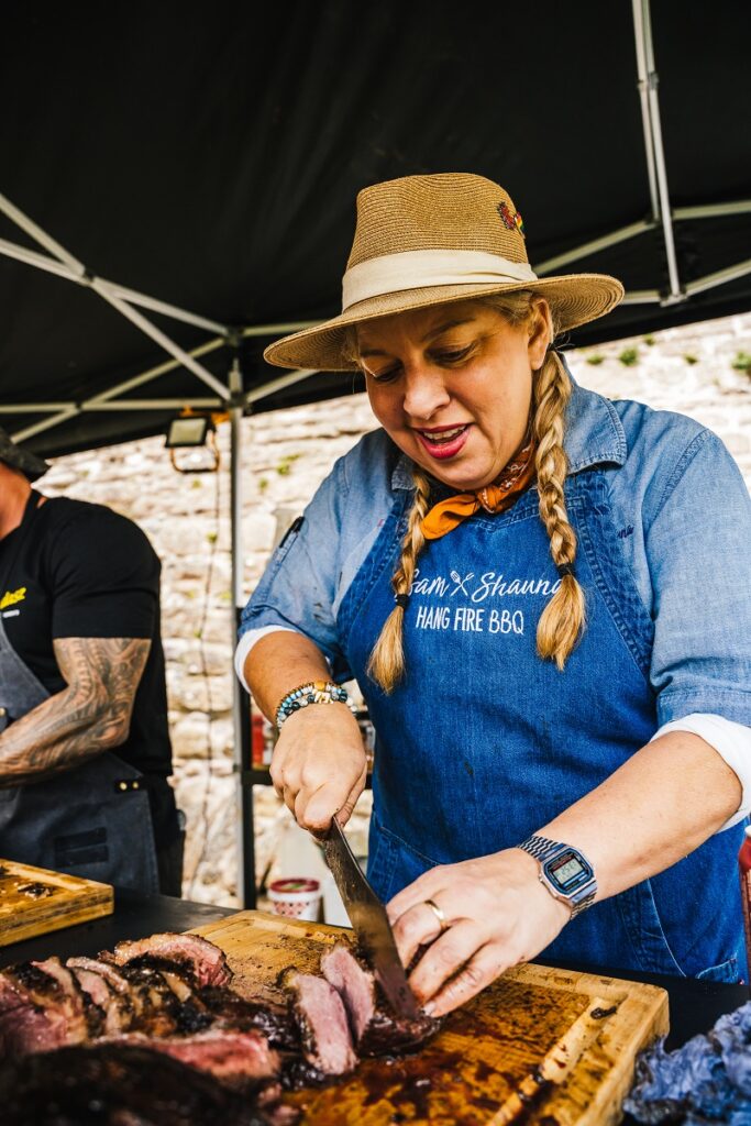 Shauna from Hang Fire at SFC's Mabon festival, 2025 - credit Leora Bermeister