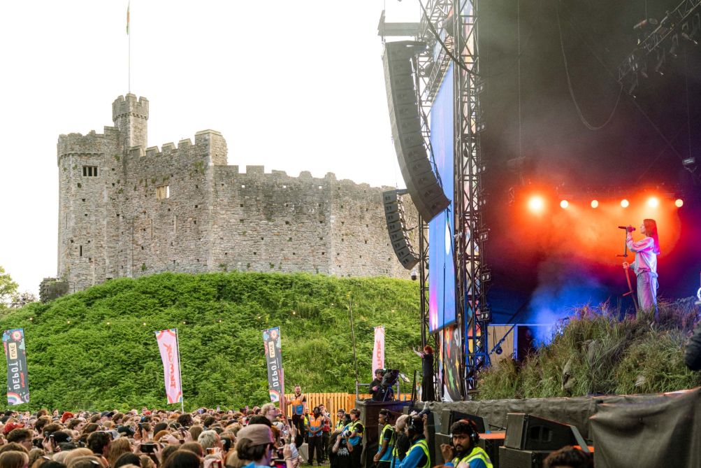 Ethel Cain live at Cardiff Castle