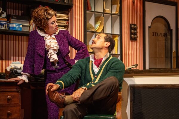 Mia Austen and Danny Bayne as Sybil and Basil - credit Hugo Glendinning