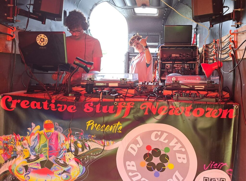 Creative Stuff Newtown's DJ setup